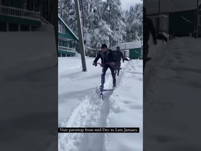 Patnitop  #patnitop #patnitophills #patnitophillstation #travel #jammu #snowfall #snow #winter