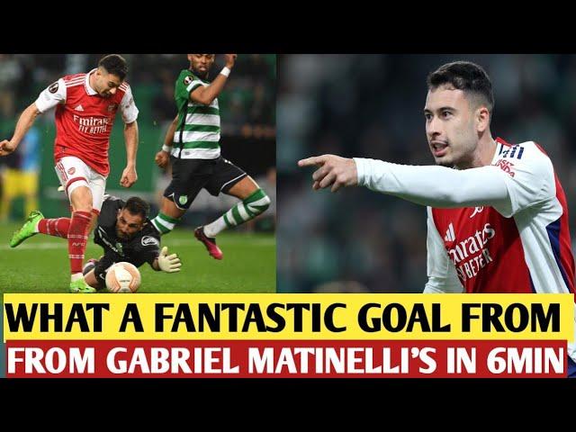 Arsenal Dominates Sporting Lisbon with a Stunning Goal from Gabriel Martinelli