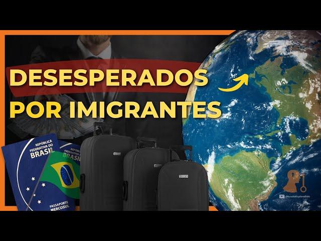 Esses Países Estão DESESPERADOS por IMIGRANTES