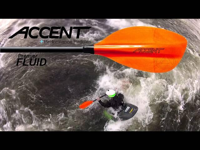 Accent Premier Fluid Freestyle Kayak Paddle - Shown In Action With Luke Hopkins