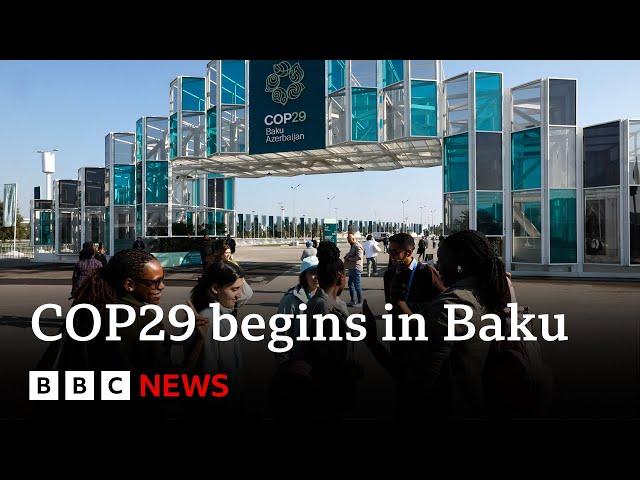 COP29: World leaders meet in Azerbaijan as UN climate talks begin | BBC News