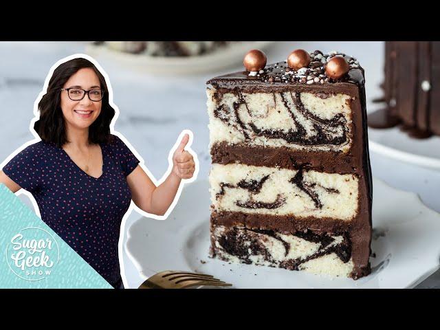 How To Make A Marble Cake Using ONE Recipe!