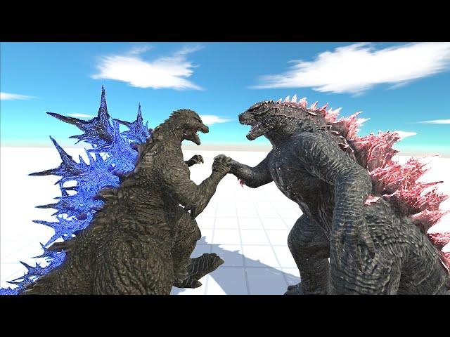 Kaiju Monster Godzilla Minus One VS  Monsterverse Evolved Godzilla