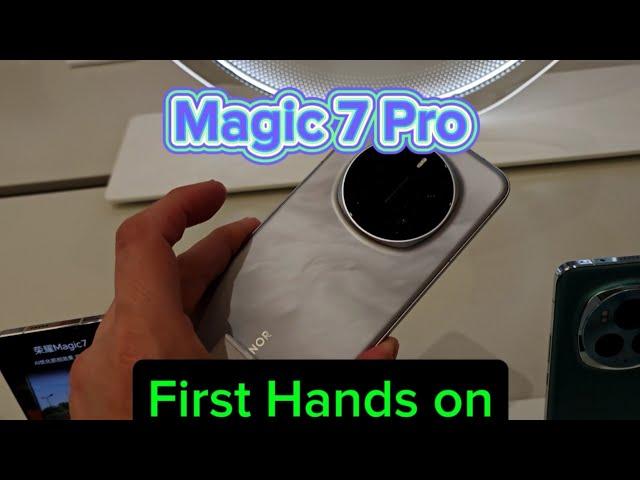 Magic 7 Pro - First Hands on from China