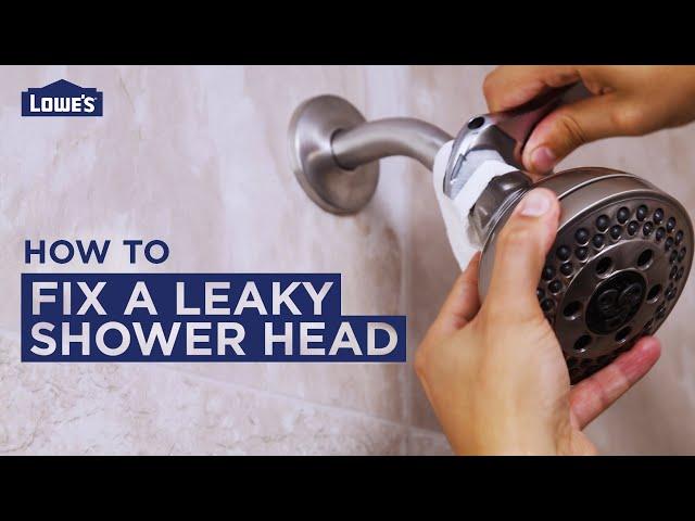 How to Fix a Leaky Shower Head | DIY Basics