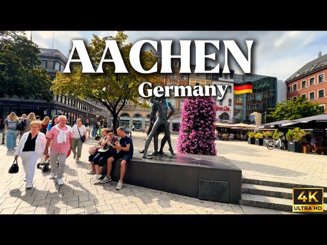 Discover Aachen | A Stunning Walking Tour in 4K from Eliesenbrunnen to Aachen Cathedral