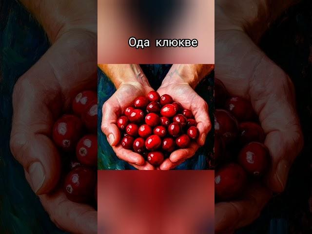 Ода клюкве,  песня на стихи Александра Пашкова - Антропова