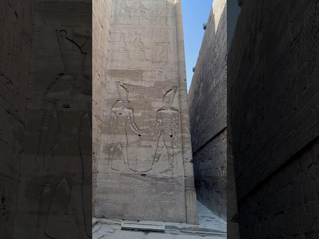 Unveiling the Mysteries of Edfu Temple's Second Corridor in Egypt #shorts