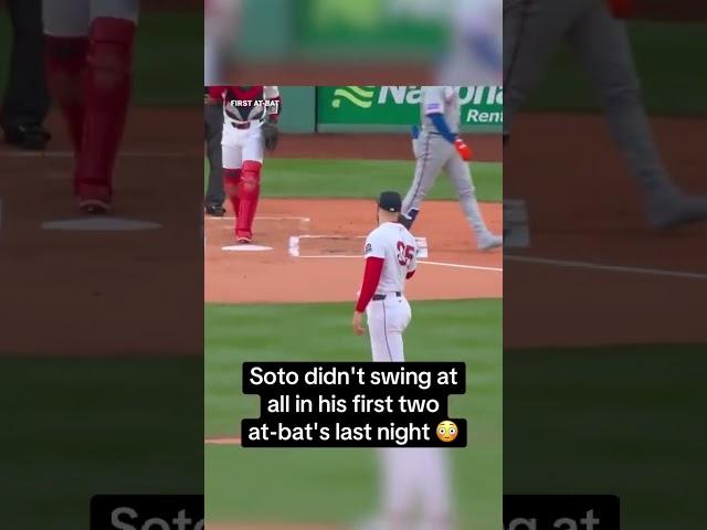 Juan Soto struck out looking twice and watched every pitch go by 