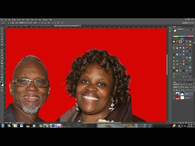 Workflow:Cutting out couple from background