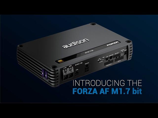 Discover the new Forza AF M1.7 bit subwoofer amplifier with DSP