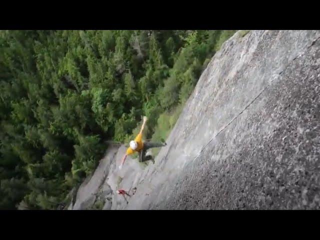 Carabiner UNCLIPS · Massive Fall Ensues