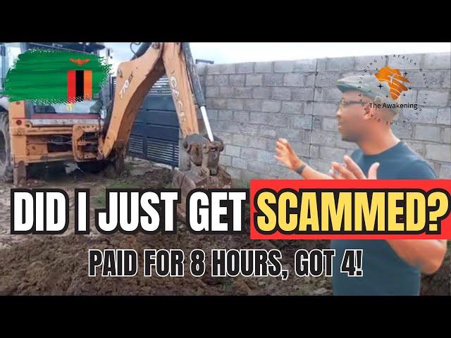 Hiring a TLB in Zambia: Did I Just Get Scammed? #buildingdreamsinafrica #zambiarealestate
