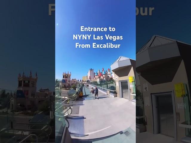 NY NY #lasvegas entrance from Excalibur