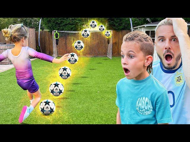 ULTIMATE FOOTBALL CHALLENGE - BEST GOAL WINS *WE WERE SHOCKED* 