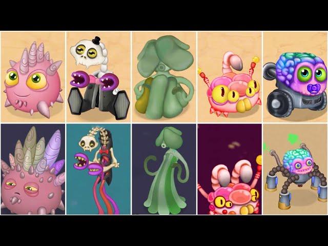 BABY MONSTERS FANMADE | Dawn of Fire Vs My Singing Monsters | PART 12