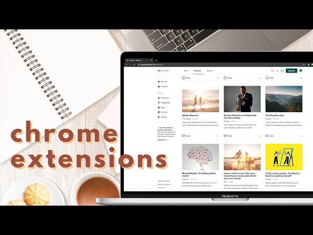 ONLINE CLASS ESSENTIALS | must-have chrome extensions for students