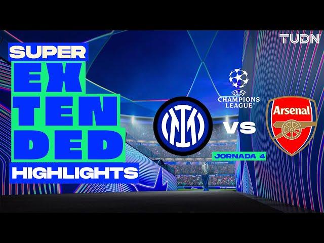 SUPER EXTENDED HIGHLIGHTS | Inter vs Arsenal | UEFA Champions League 2024/25 - J4