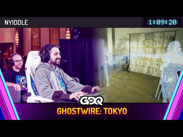 Ghostwire: Tokyo by nyiddle in 1:09:20 - Awesome Games Done Quick 2024