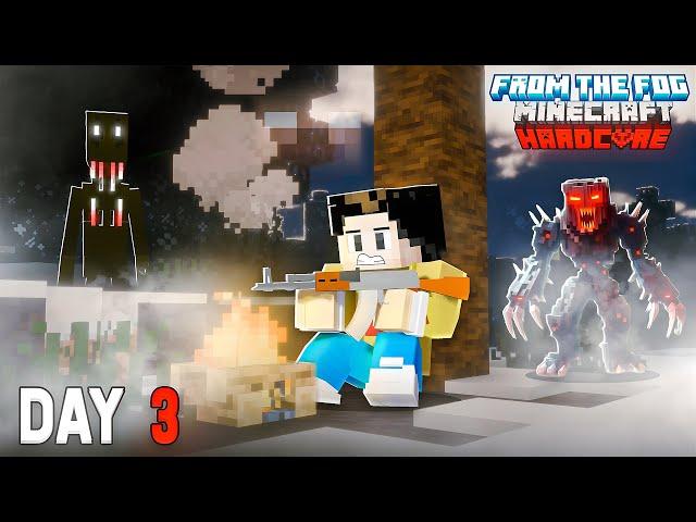 Surviving The Scariest Winter Storm In Minecraft || Minecraft: From The Fog Day 3