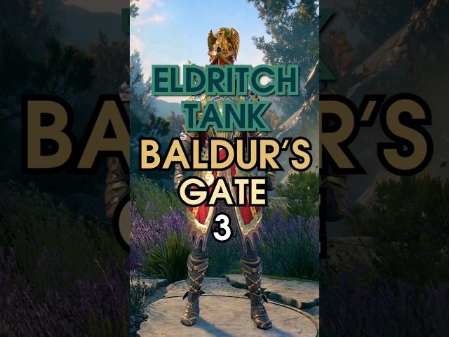 a ELDRITCH TANK build for Baldur's Gate 3 in 1min #shorts #baldursgate3