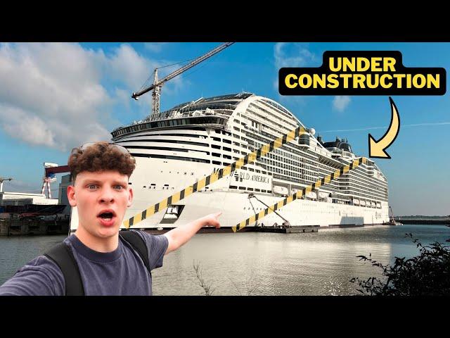 FIRST look at MSC World America | Shipyard Tour