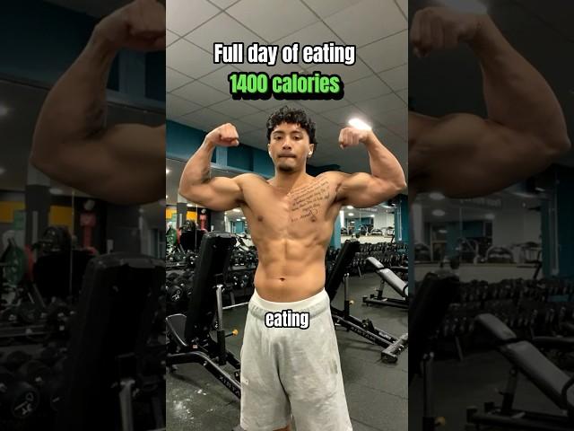 1400 calorie aggressive cut #shorts #cut #diet #bodybuilding #fitness #motivation