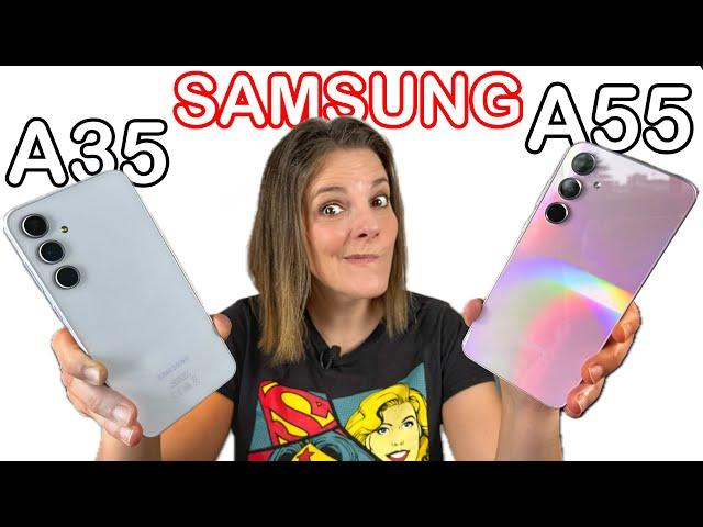 NO TE CONFUNDAS Samsung Galaxy A55 vs A35 | unboxing + review