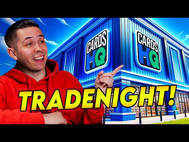 I Went to Tradenight At The BIGGEST Card Shop EVER 