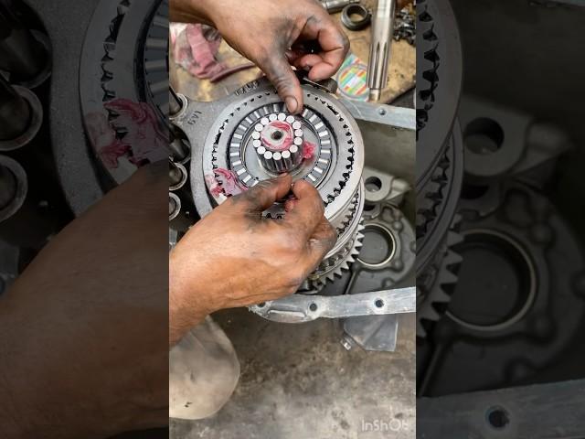 Truck Gear box Fitting #truck #gearbox #bearing #top #shaft #fitting #repair #workshop