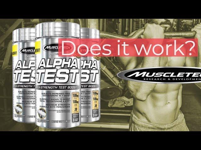 MuscleTech Pro Series Alpha Test Fitness Supplement Review - メンズフィジーク - Gymshark