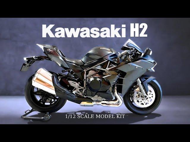 SIMPLE BUILD | Step By Step | Kawasaki Ninja H2 Carbon Tamiya 1/12 Scale Model Kit