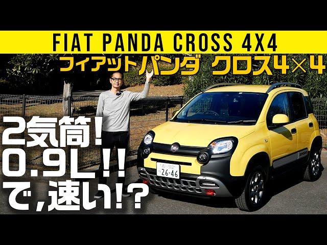 【パンダ クロス 4x4】2気筒！　0.9L！　でも速いってどういうことやー!?