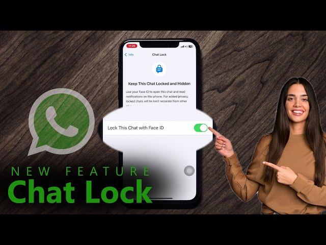 How to Lock Chat on WhatsApp in iPhone with New Chat Lock Feature - WhatsApp chat lock Kaise Kare