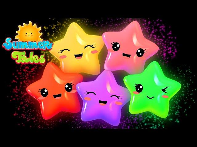 Baby Sensory - Rainbow Stars Dance Party - Colors, Music and Fun Animation! | Summer Tales Sensory