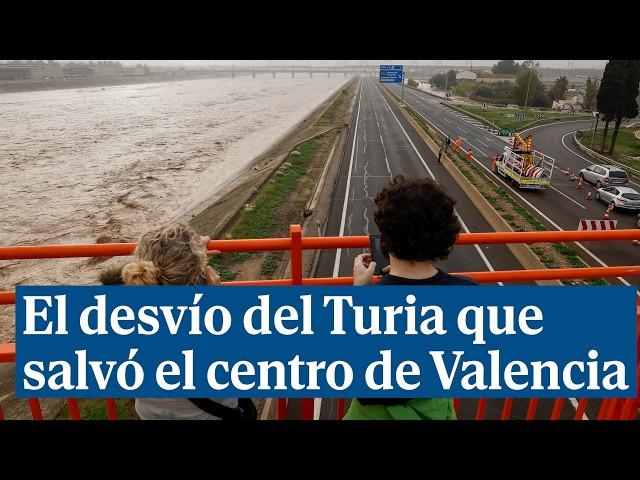 El desvío del Turia que salvó el centro de Valencia de la destrucción