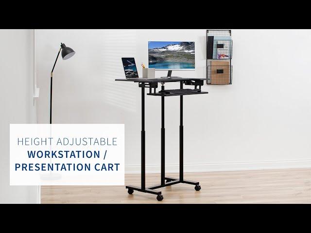 CART-V06A Mobile Computer Workstation by VIVO