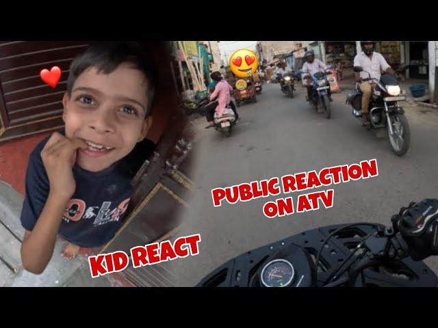 public reaction on atv 125 cc monster bike  #publicreaction  #atvadventure