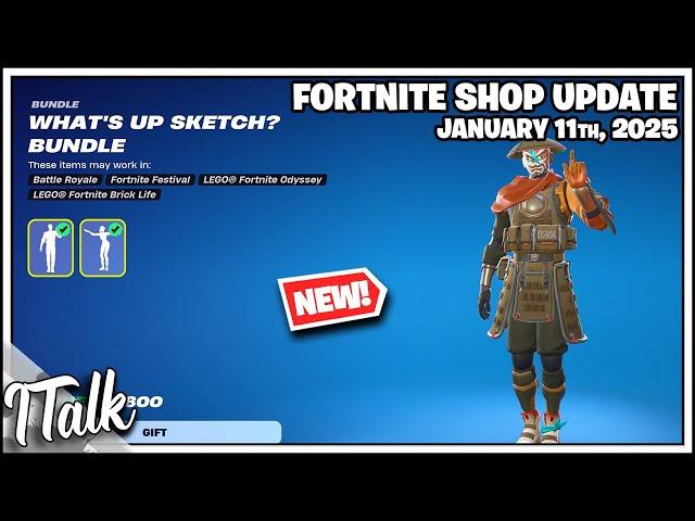 *NEW* SKETCH EMOTES & MORE! Fortnite Item Shop [January 11th, 2025] (Fortnite Chapter 6)