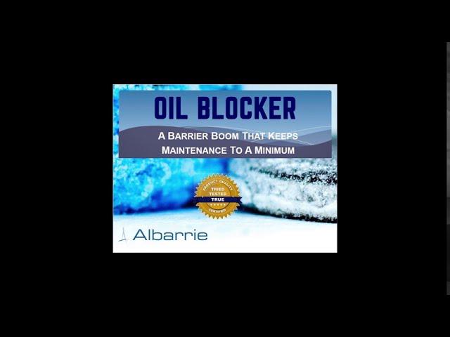 Oil Blocker Barrier Boom to protect from Oil Spills