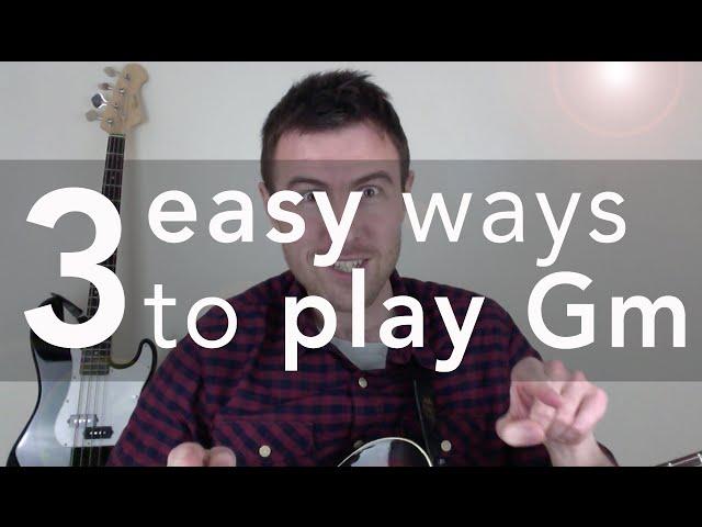 G Minor Chord (2 SUPER-EASY Gm Chords For Beginners)