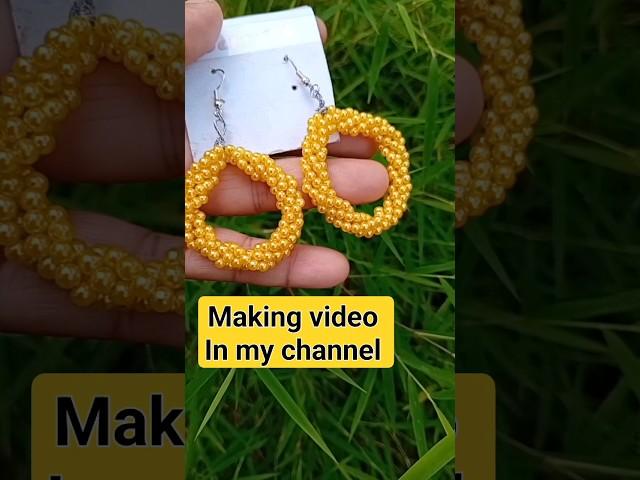 earrings making video. #cover #song #music #love #diy #weddingaccessories #bridaltiaras #earrings