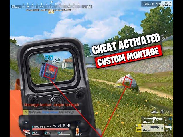 CHEAT ACTIVATED | CUSTOM MONTAGE | Rules Of Survival (Montage#35)