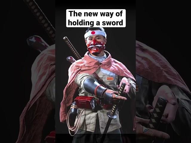 New way of holding a sword