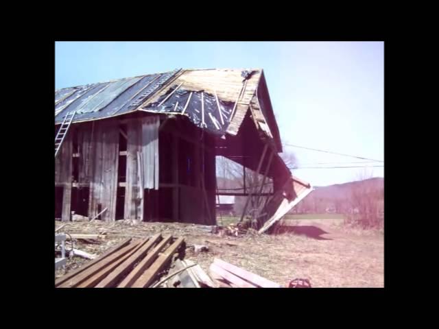 Ira Vermont Historic Timber Frame - Controlled Collapse