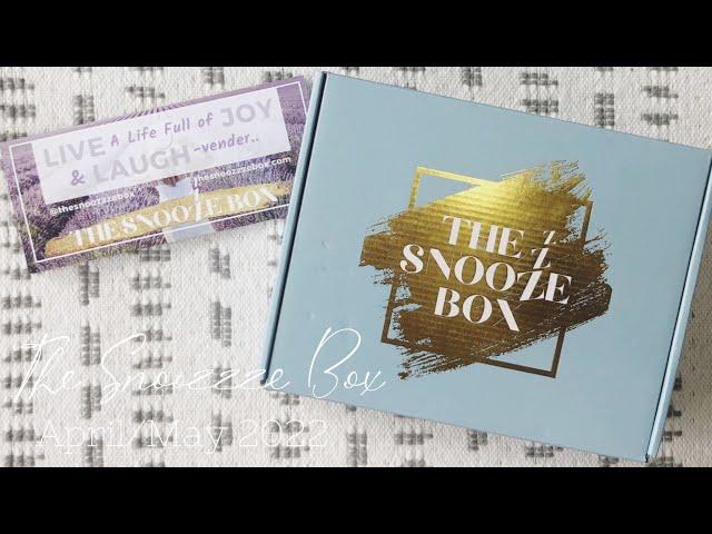 The Snoozzze Box | April/May 2022 Subscription Box Unboxing