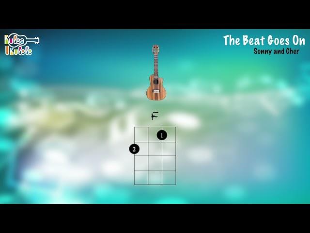 The Beat Goes On - Ukulele play along (F)