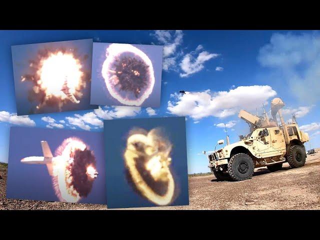 Amazing Drone On Drone Hits! Raytheon Coyote 2 Interceptor Destroys Target Drones