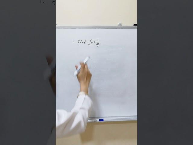 Find √110 1/4 // #shorts //Master Mathematics