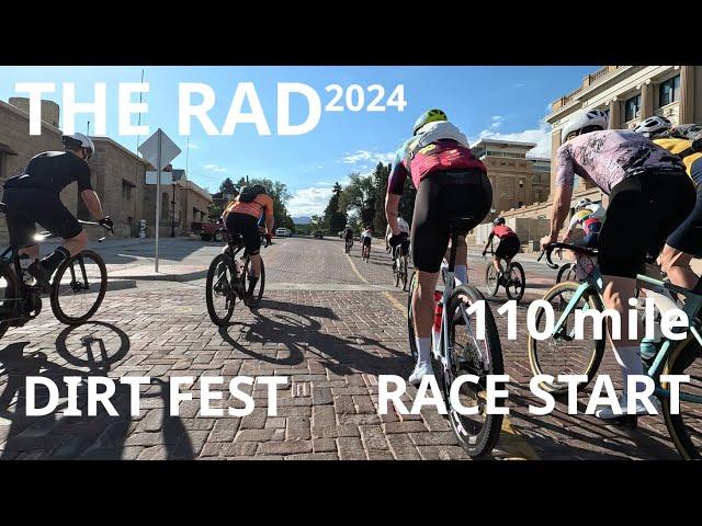 Lifetime The Rad Dirt Fest Gravel Race 2024 110 mile Race start